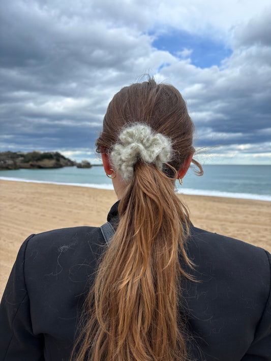 LEOPARD VERT - THE SCRUNCHY