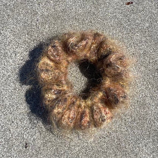 LEOPARD MARRON - THE SCRUNCHY