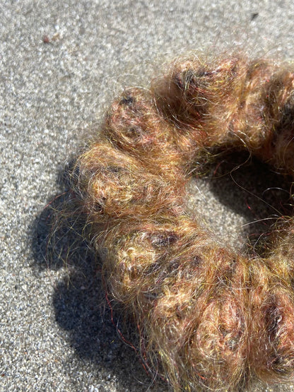 LEOPARD MARRON - THE SCRUNCHY